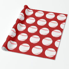 Papier Cadeau Choisir N'Importe Quelle Couleur De Baseball Party
