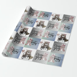 Papier Cadeau Choisissez Joy, Choisissez Happy, Mais Priez Envel