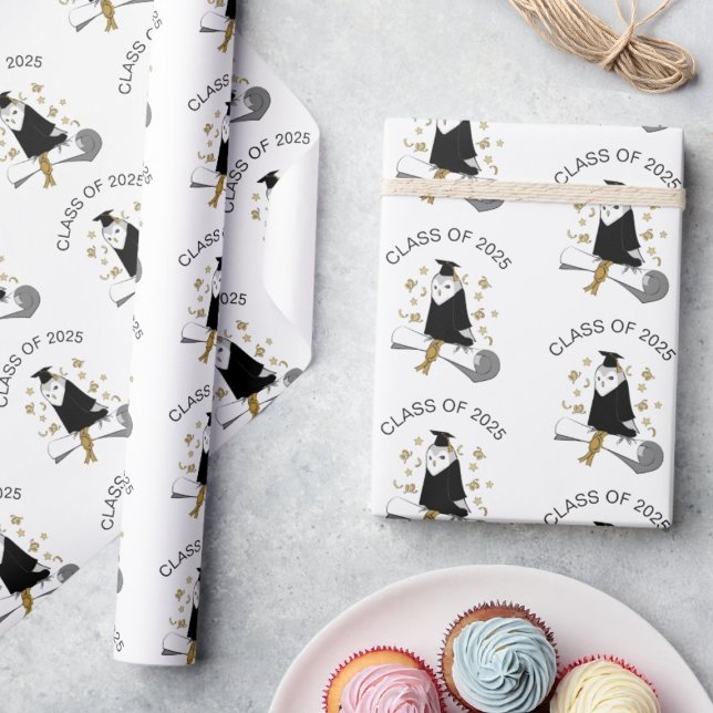 Papier Cadeau Chouette à Gown Preschool / Maternelle (Créateur téléchargé)