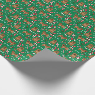 Papier Cadeau Chow Chow Christmas dog emballage papier