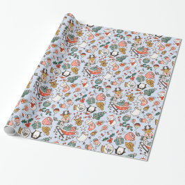 Papier Cadeau Christmas Ditsy Doodles 
