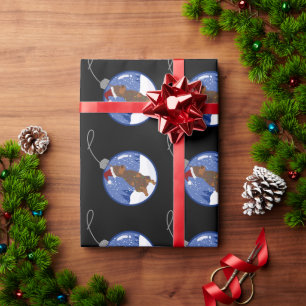 Papier Cadeau Christmas Doberman Pinscher