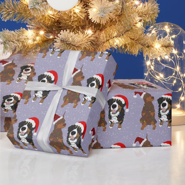 Papier Cadeau Christmas Doberman Pinscher (Vacances)
