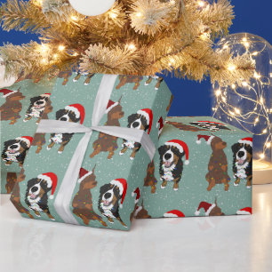 Papier Cadeau Christmas Doberman Pinscher