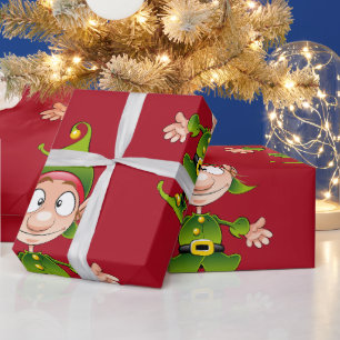 Papier Cadeau Christmas Elf