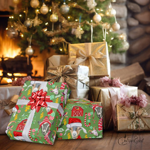 Papier Cadeau Christmas GOATS Enveloppement cadeau Changer de co