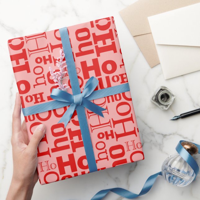 Papier Cadeau Christmas Ho ho ho ho (Cadeaux)