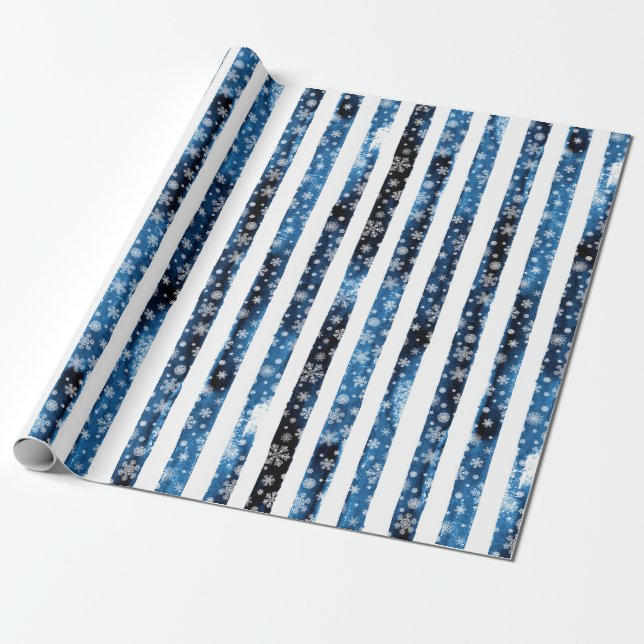 Papier Cadeau Christmas paper wrapping paper (Déroulé)