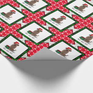 Papier Cadeau Christmas Père Noël Chocolat Labrador Retriever Dr