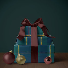 Papier Cadeau Christmas plaid classic holiday simple