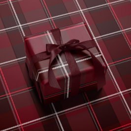 Papier Cadeau Christmas plaid classic holiday simple