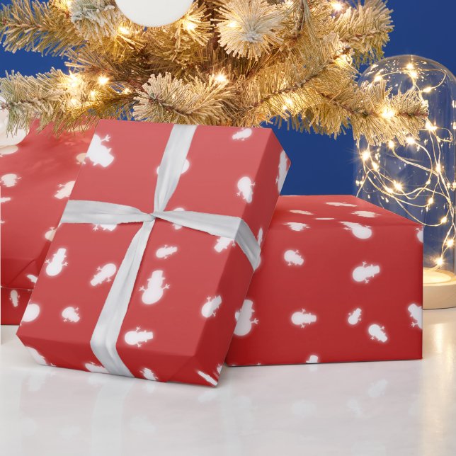 Papier Cadeau Christmas Snowman (Vacances)