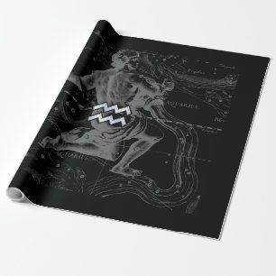 Papier Cadeau Chrome comme Aquarius Zodiac Connexion Hevelius
