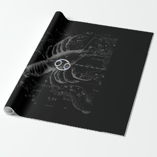 Papier Cadeau Chrome comme Cancer Zodiac Connexion Hevelius