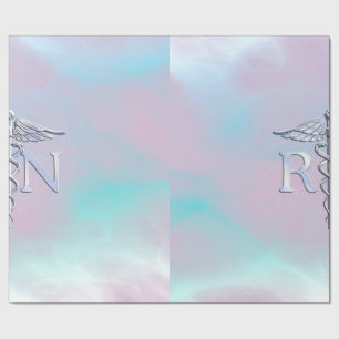 Papier Cadeau Chrome Comme RN Caduceus dans le style Pearl Mère