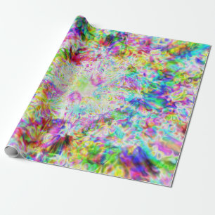 Papier Cadeau Chrome Iridescendant Huit