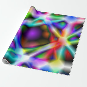 Papier Cadeau chrome Iridescente cinq