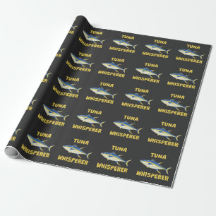 Papier Cadeau Chuchoteur de thon Pêche drôle