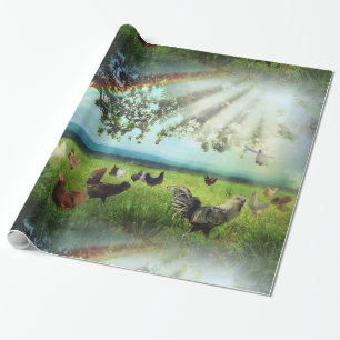 Papier Cadeau Ciel de poulet