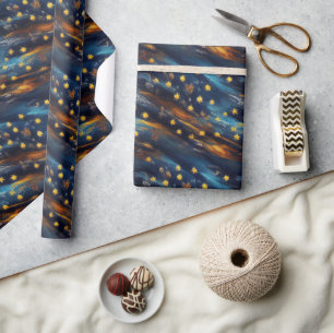 Papier Cadeau Ciel des étoiles