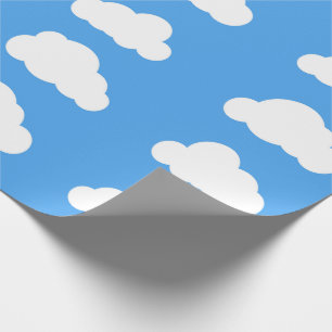 Papier Cadeau Cieux de bleus - enveloppe de cadeau