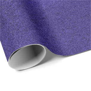 Papier Cadeau Ciment monochromatique de la marine profonde Indig