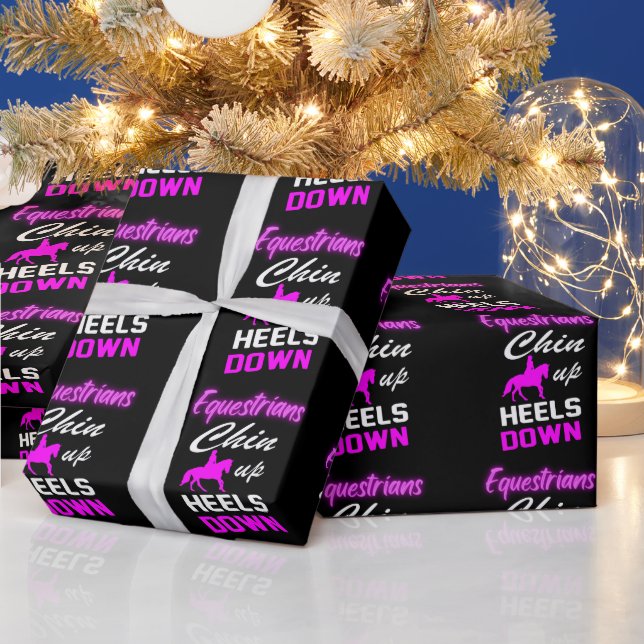 Papier Cadeau Citations équestres (Vacances)