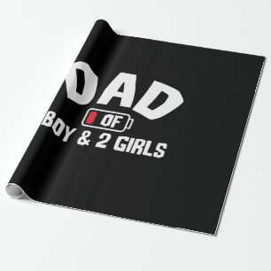Papier Cadeau Citations grand-père   Papa D'Un Garçon