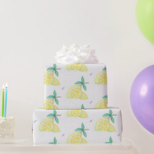Papier Cadeau Citrons