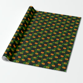 Papier Cadeau Citrouille à l'automne