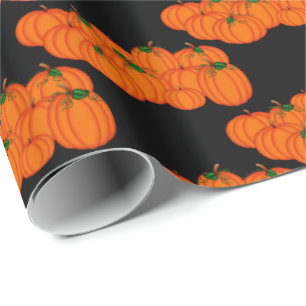 Papier cadeau citrouille Patch 2-Halloween