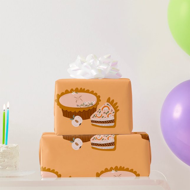 Papier Cadeau Citrouille Pies (Créateur téléchargé)