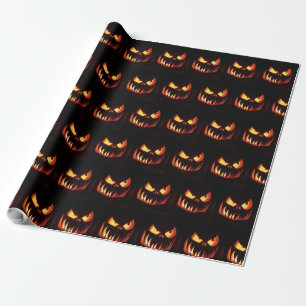 Papier Cadeau Citrouilles d'Halloween
