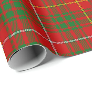 Papier Cadeau Clan Bruce Tartan