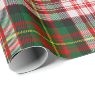 Papier Cadeau Clan Carnegie robe Tartan