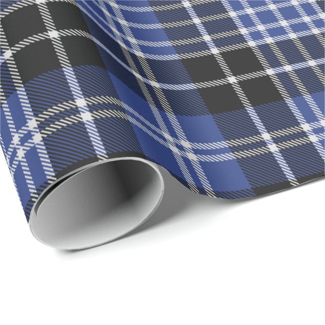 Papier Cadeau Clan Clark Tartan (Coin rond)