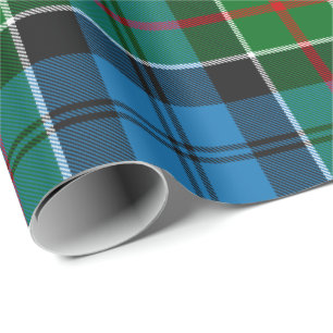 Papier Cadeau Clan Colquhoun Tartan