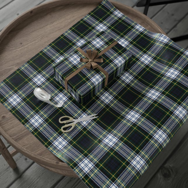 Papier Cadeau Clan de vacances rustique plaid Gordon Tartan (Plaid Clan Gordon Tartan Wrapping Paper)