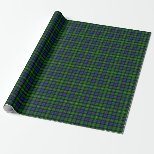 Papier Cadeau Clan écossais MacBride Tartan Plaid (Déroulé)