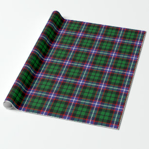 Papier Cadeau Clan écossais Russell Tartan Plaid