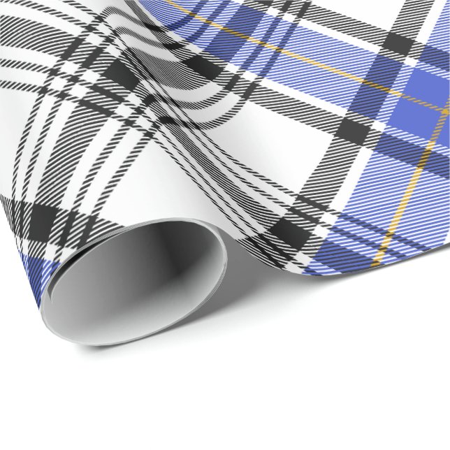 Papier Cadeau Clan Hannay Tartan (Coin rond)