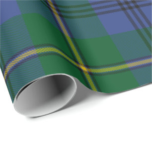 Papier Cadeau Clan Johnston Tartan Papier à enveloppement