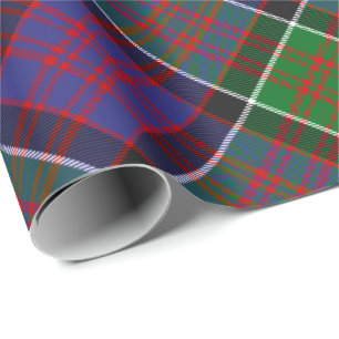 Papier Cadeau Clan MacDonald de Clanranald Tartan Papier à envel