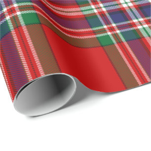 Papier Cadeau Clan MacFarlane Red Tartan