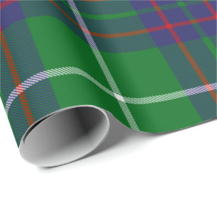 Papier Cadeau Clan MacIntyre Chasse Tartan Papier d'enveloppemen