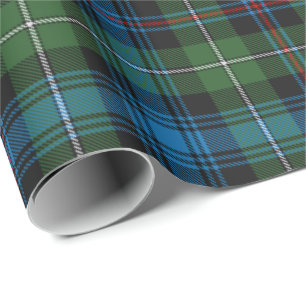 Papier Cadeau Clan MacKenzie Papier à enveloppement Tartan