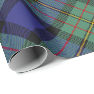 Papier Cadeau Clan MacLaren Tartan pivoté