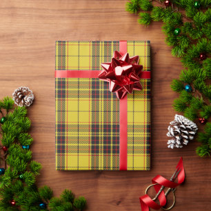 Papier Cadeau Clan MacLeod Tartan