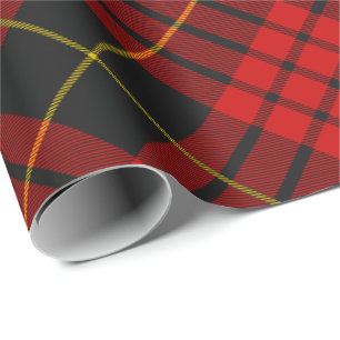 Papier Cadeau Clan MacQueen Tartan