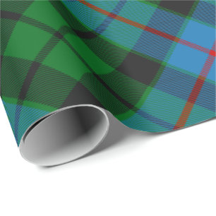 Papier Cadeau Clan Morrison Chasse Tartan Papier d'enveloppement